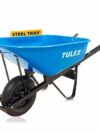 WESTWARD Wheelbarrow: Steel Tray, 6 cu ft Max Volume Capacity, 286 lb Max Load Capacity, 1 Wheels