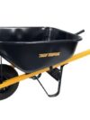 WESTWARD Wheelbarrow: Steel Tray, 6 cu ft Max Volume Capacity, 286 lb Max Load Capacity, 1 Wheels