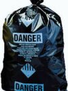 65 Gallon Extra Heavy Trash Bags - Black, 100 Bags - 2.7 Mil