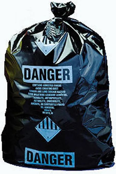 65 Gallon Extra Heavy Trash Bags - Black, 100 Bags - 2.7 Mil