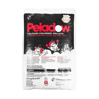 Peladow Premier 50lbs Calcium Chloride Salt Ice Melt Pellets – 5 Bags